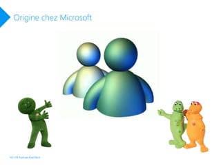 Origine chez Microsoft
HS n°8 Podcast LiveTile.fr
 