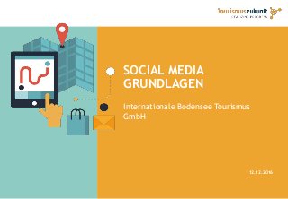 SOCIAL MEDIA
GRUNDLAGEN
Internationale Bodensee Tourismus
GmbH
12.12.2016
 