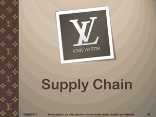 Présentation supply-chain Louis Vuitton