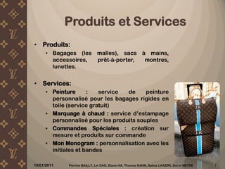 Présentation supply-chain Louis Vuitton