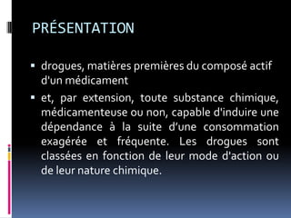 Présentation Sur Le ThèMe De La Drogue