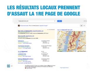 LES RÉSULTATS LOCAUX PRENNENT
D’ASSAUT LA 1RE PAGE DE GOOGLE




 www.adviso.ca
 