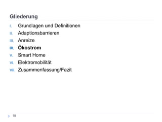 Adaptionsbarrieren nachhaltiger Innovationen