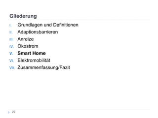 Adaptionsbarrieren nachhaltiger Innovationen