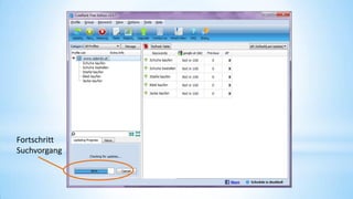 Fortschritt
Suchvorgang

 