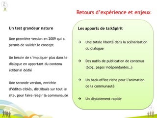 Une reconnaissance de leur point de vue