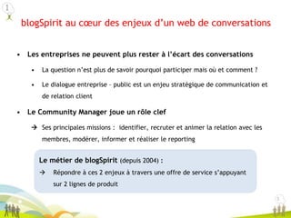 1Les entreprises ne peuvent plus rester à l’écart des conversations