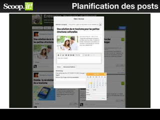 Planification des posts
 