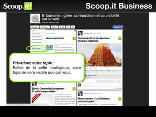 Scoop.it Business
Privatisez votre topic :
Faîtes de la veille stratégique, votre
topic ne sera visible que par vous.
Privatisez votre topic :
Faîtes de la veille stratégique, votre
topic ne sera visible que par vous.
 