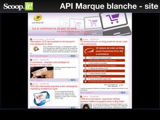 API Marque blanche - site
 