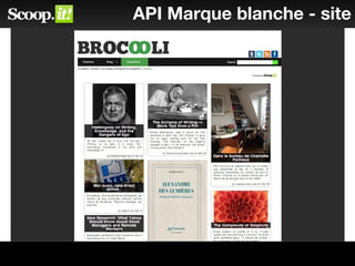 API Marque blanche - site
 
