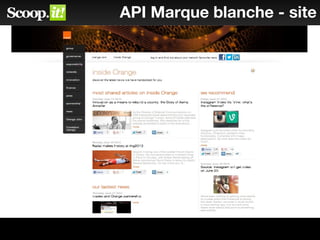 API Marque blanche - site
 