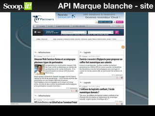 API Marque blanche - site
 
