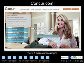 Concur.com Travel & expense management 