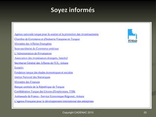 Soyez informés




   Copyright CADENAC 2010   20
 