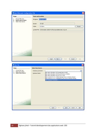 20 Dghaies jihed – Tutoriel développement des applications web J2EE 
 
