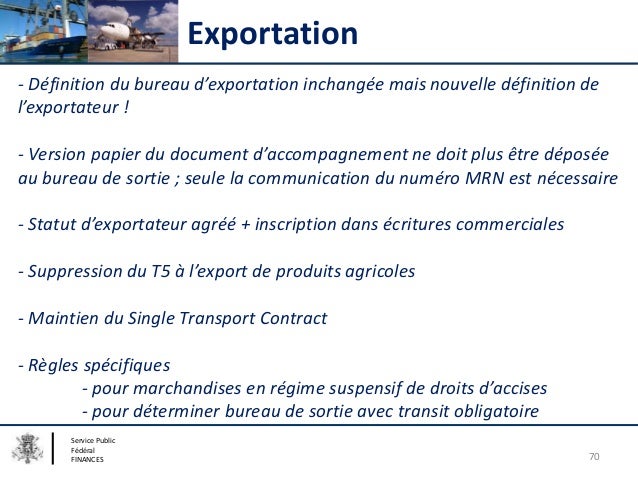 Code Des Douanes De L Union Seance D Information