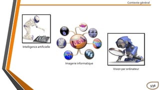 Intelligence artificielle
Vision par ordinateur
Imagerie informatique
Contexte général
5/38
 