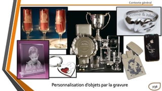 Contexte général
Personnalisation d’objets par la gravure 7/38
 