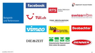 snowflake | 09.09.2013 20
Beispiele
und Referenzen
 