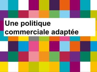 Une politique
commerciale adaptée




                      19 / 46
 
