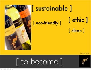 [ sustainable ]

                               [ eco-friendly ]
                                                  [ ethic...
