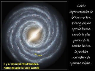 Il y a 10 milliards d’années,
notre galaxie la Voie Lactée
 