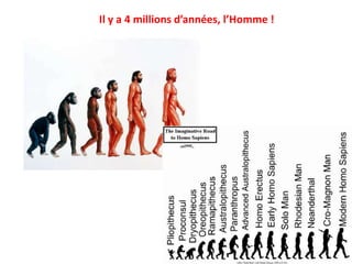 Il y a 4 millions d’années, l’Homme !
 