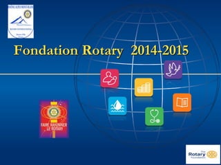 Fondation Rotary 2014-2015 
 