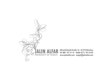 Präsentation Zauberwelten Jalin Alfar Magie & Illusionen