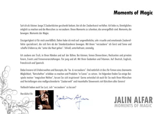 Präsentation Zauberwelten Jalin Alfar Magie & Illusionen