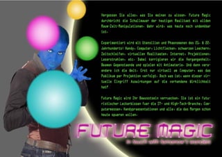 Präsentation Zauberwelten Jalin Alfar Magie & Illusionen