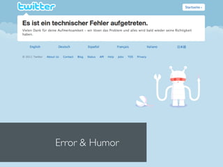 Error & Humor
 