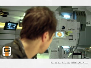 Sam Bell (Sam Rockwell) & GERTY in „Moon“, 2009
 