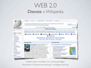 Internet und Web 2.0 – von Blogs und digitaler Identität