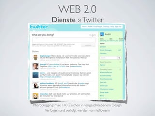 Internet und Web 2.0 – von Blogs und digitaler Identität