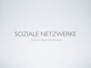 Internet und Web 2.0 – von Blogs und digitaler Identität