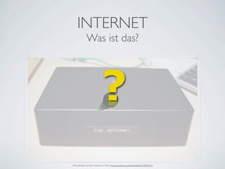 Internet und Web 2.0 – von Blogs und digitaler Identität