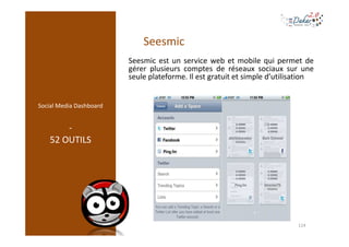 Seesmic
                         Seesmic est un service web et mobile qui permet de
                         gérer plusieu...