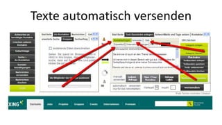 Texte automatisch versenden 
 