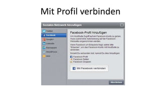 Mit Profil verbinden 
 
