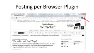 Posting per Browser-Plugin 
 