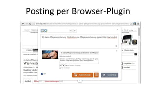 Posting per Browser-Plugin 
 