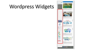 Wordpress Widgets 
 