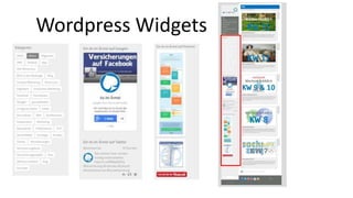Wordpress Widgets 
 