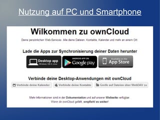 Nutzung auf PC und Smartphone
 