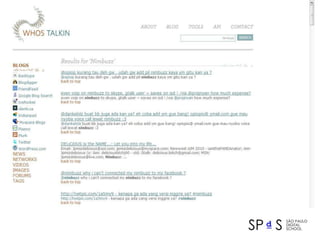 Quality is the Key, not QuantityComo montar um relatórioQuantaspessoasestãosendoexpostas as suasidéias/serviços/produtos?