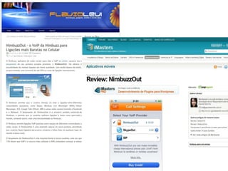 Blogs e Twitter (produto muito especializado)