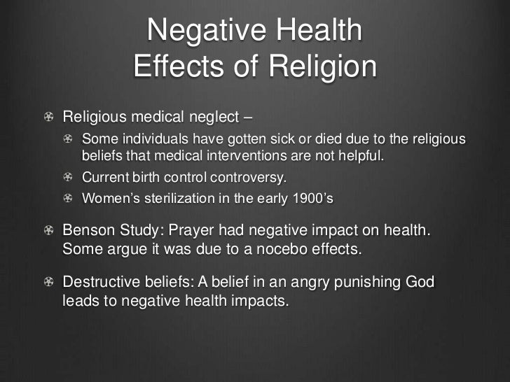 The Effects Of Religion On Our Judgment