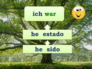 he estado
he sido
ich war
 